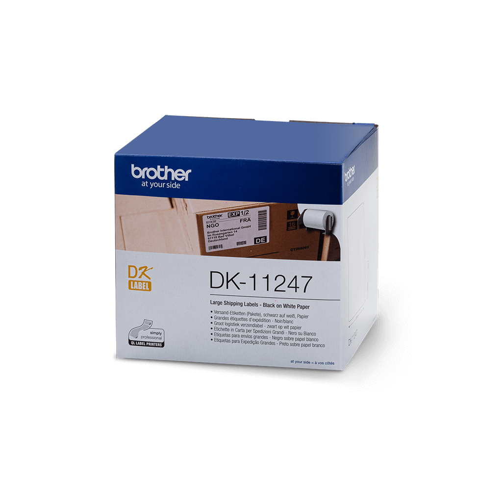 BROTHER Shipping Labels PERM 103X164mm | White-Shipping label printers and labels-Gorilla Lab | Shopify Experts